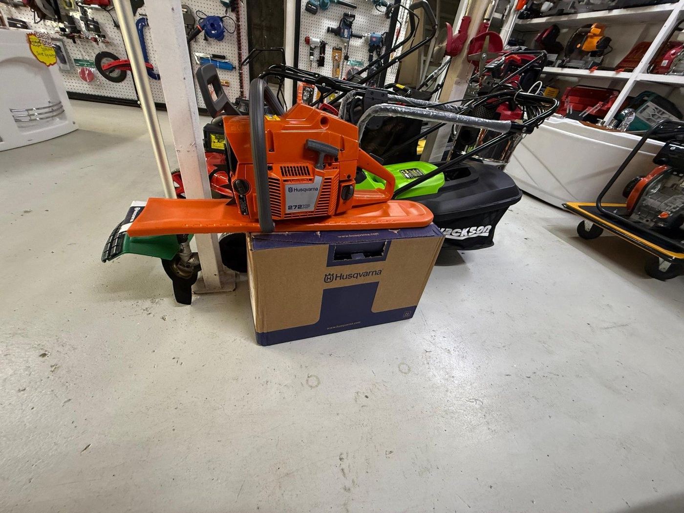 Husqvarna Chainsaw & Jackson Mower